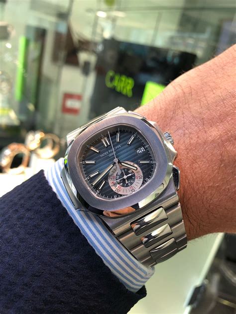 patek philippe loch zifferblatt|Patek Philippe Nautilus 5980/1A.